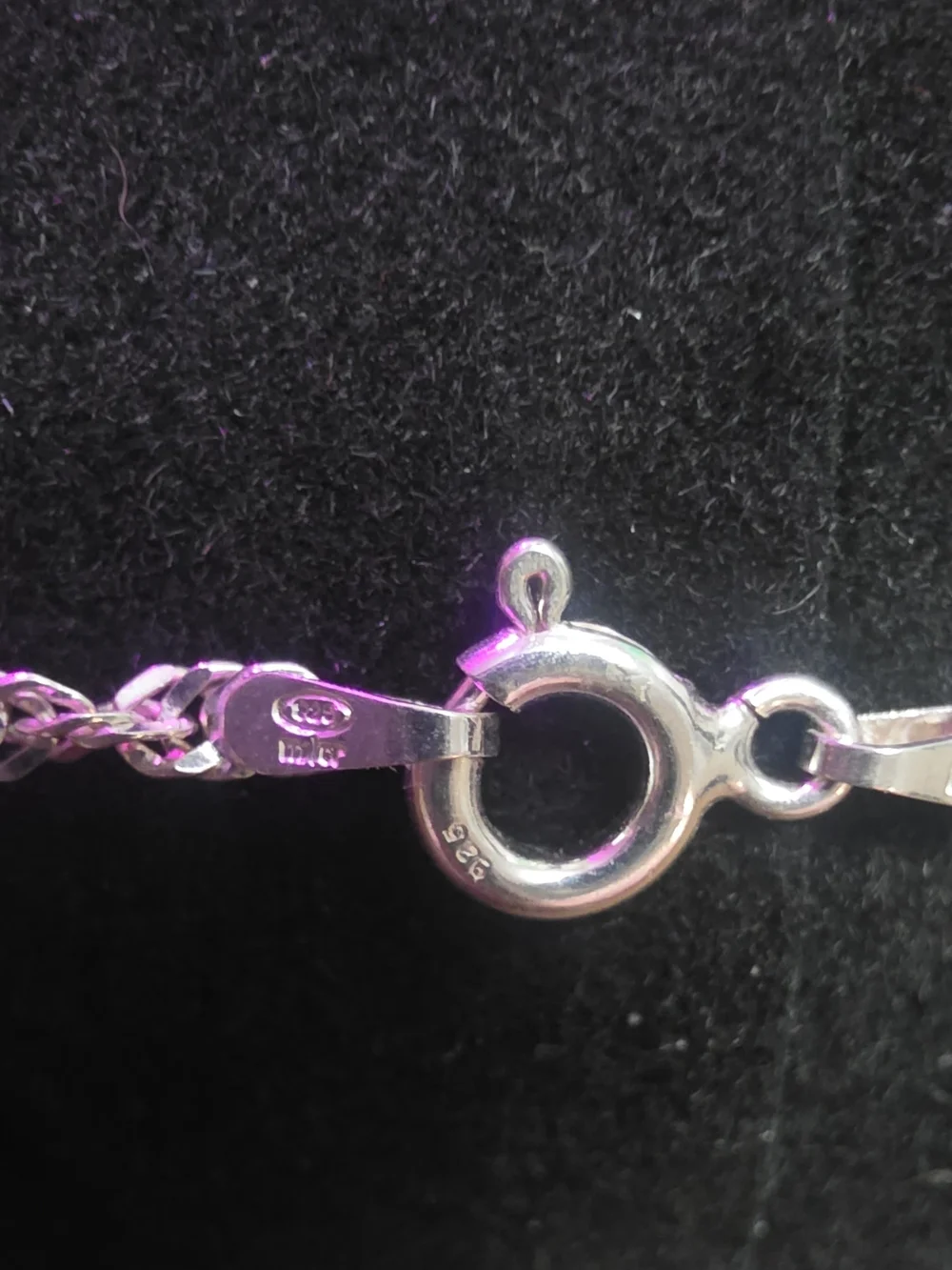 .925 Classic Silver Rope Chain Bracelet - 7.5in Unisex